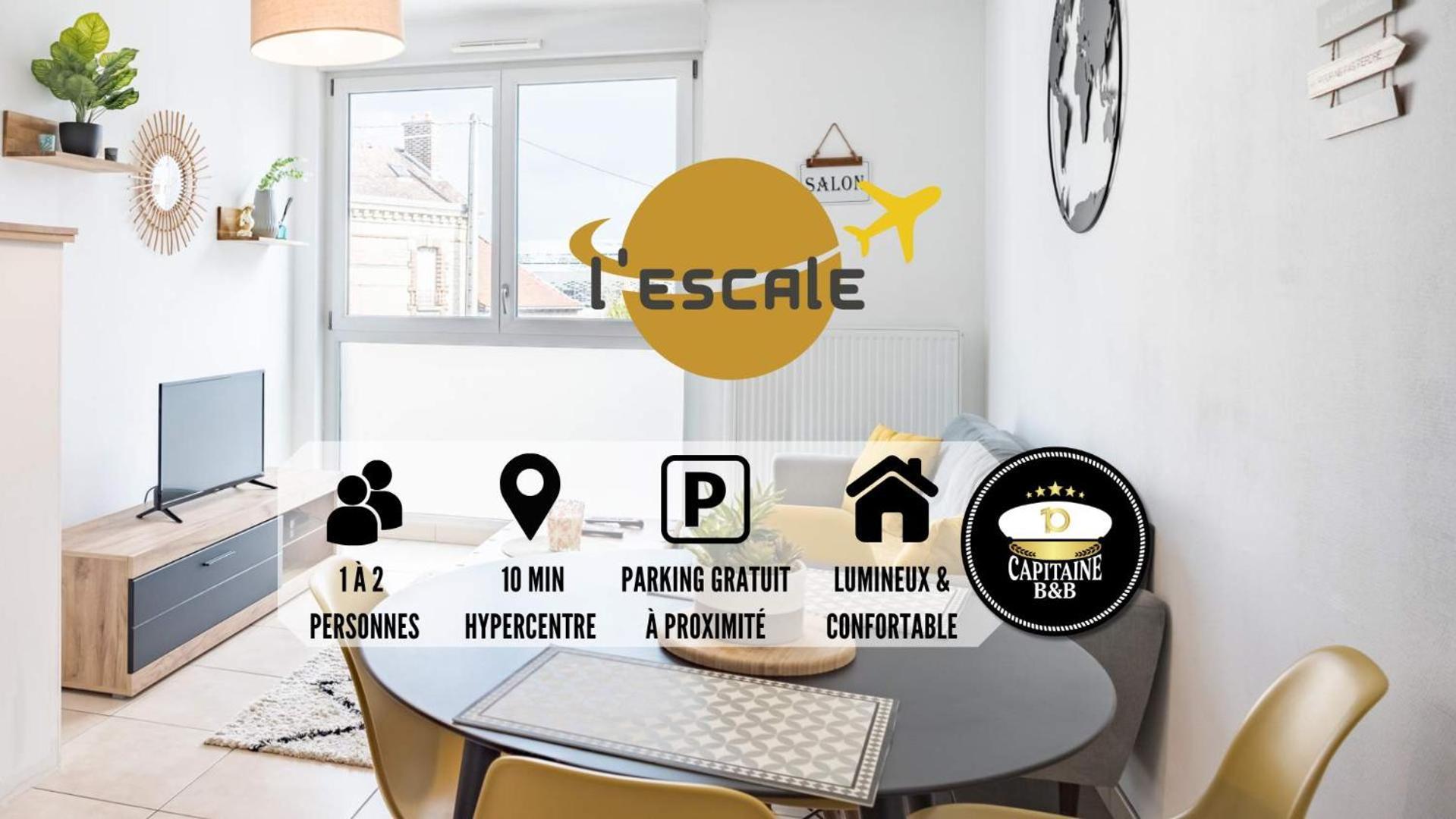 Apartmán L'Escale - Lumiere Et Confort - Prox. Hypercentre Troyes Exteriér fotografie
